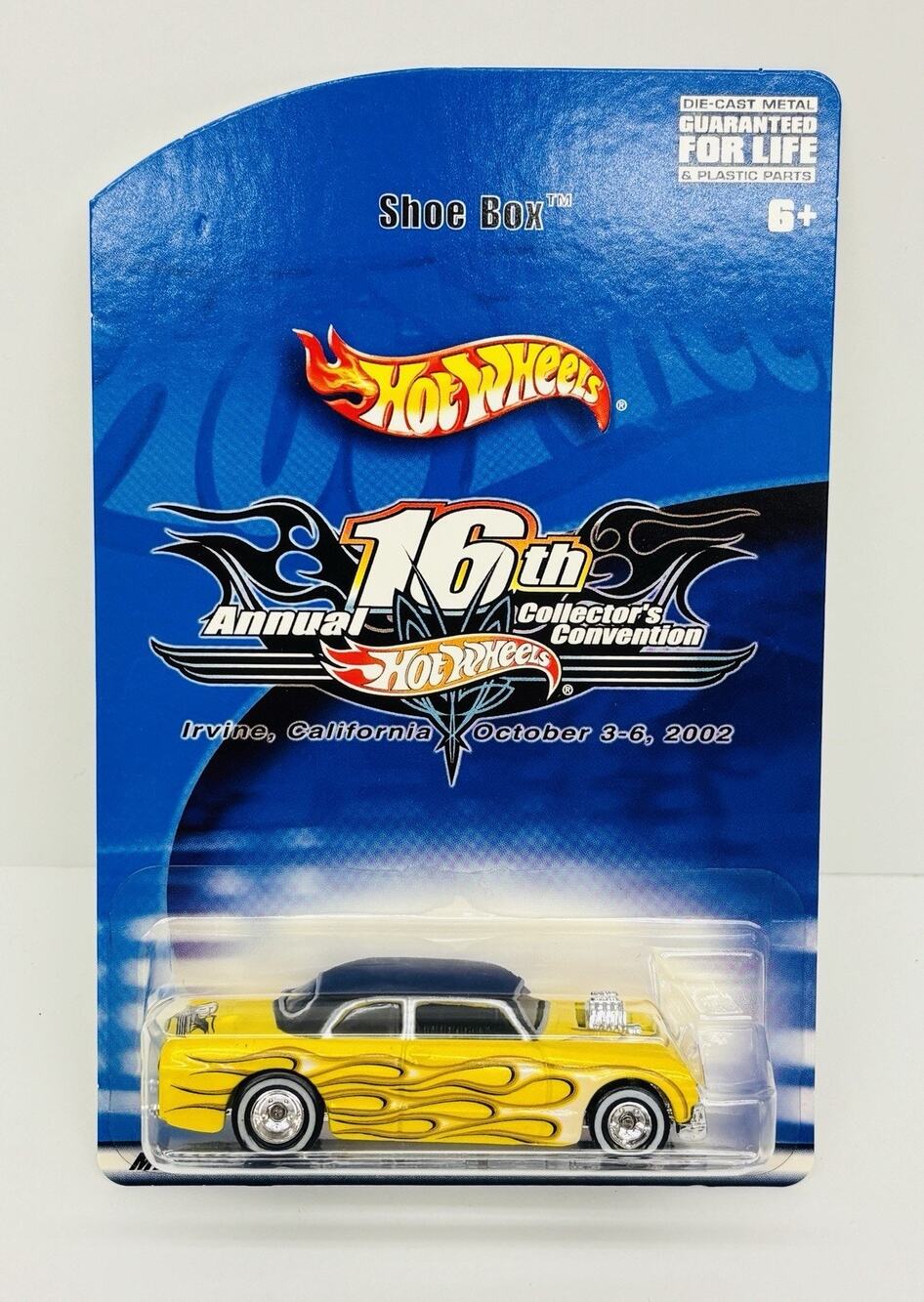 Hot Wheels Show Box Yellow 16th Annual Collectors Convention Irvine w/ Protector